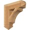 Ekena Millwork Legacy Arts & Crafts Rough Sawn Bracket, Western Red Cedar, 6"W x 24"D x 24"H BKT06X24X24LEC03RWR - alternate 1